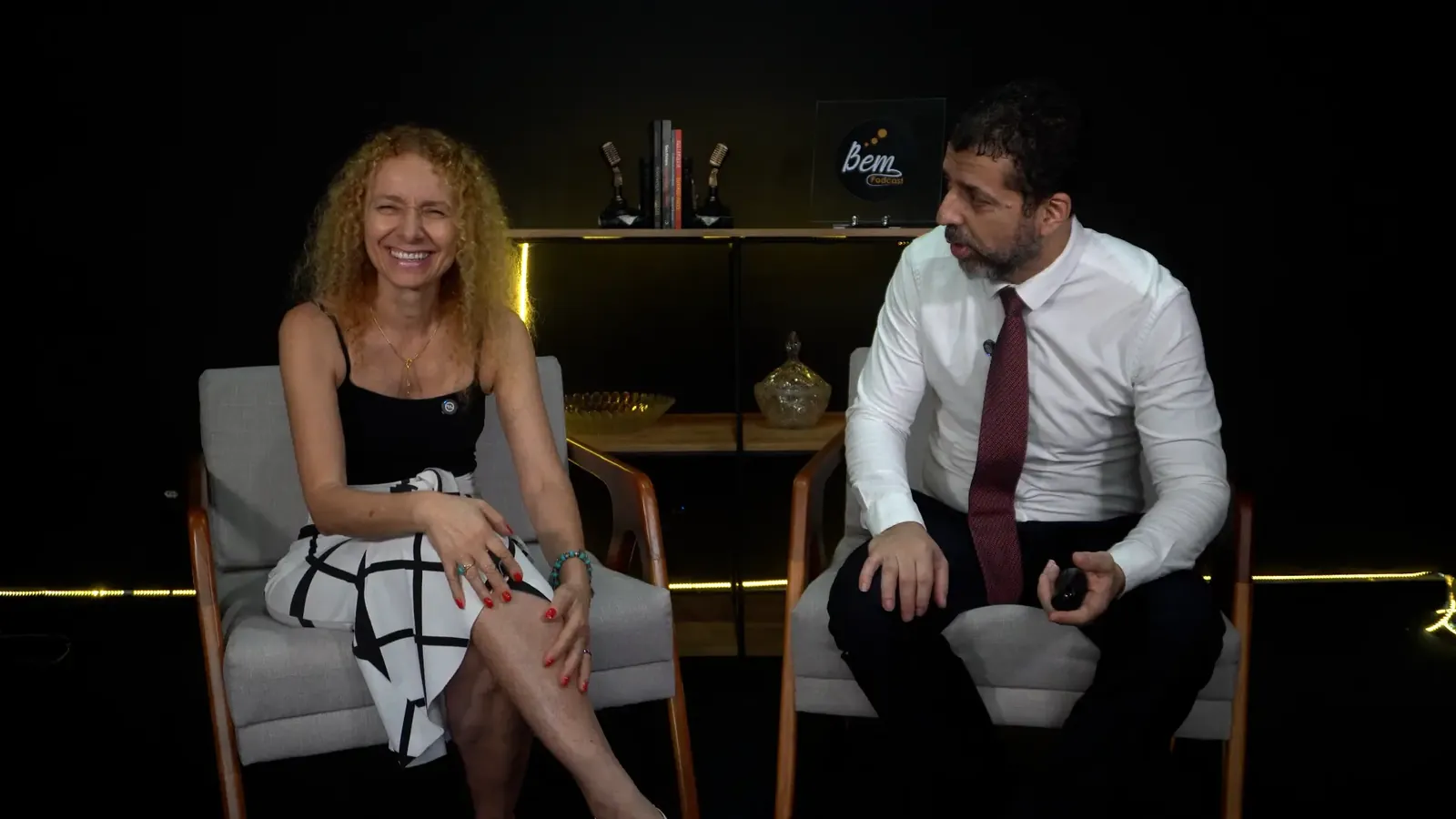 Gravação em formato talk show